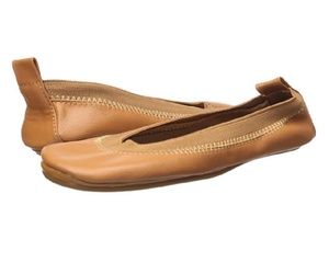 Yosi Samra Youth Leather Ballet Flats